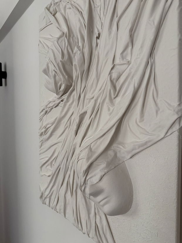 Tablou din artă texturată cu măști