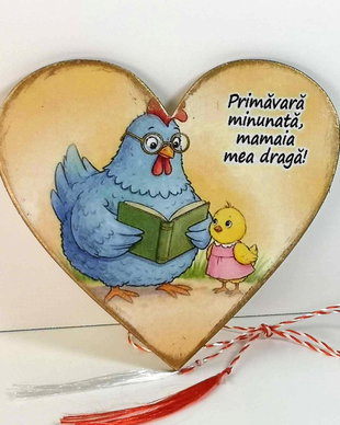 Martisor personalizate pentru bunica, mamaia - magnet