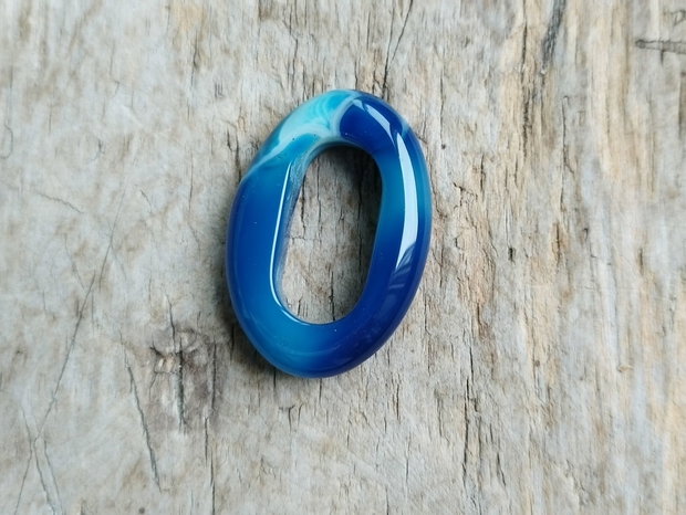 Agate mari, 33x23 mm