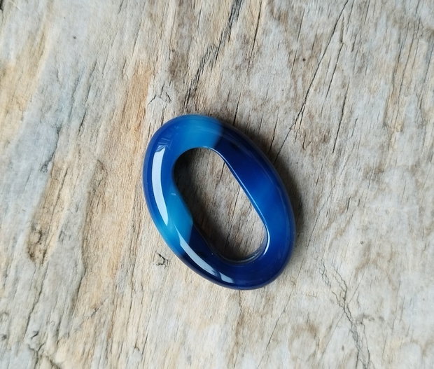 Agate mari, 33x23 mm