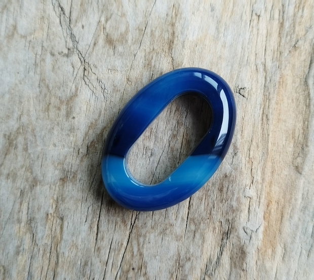 Agate mari, 33x23 mm