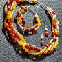 Set argint pietre semipretioase mix colier X4  bratara X3 cercei atarnatori boho chic trendy cadou - Transport gratuit