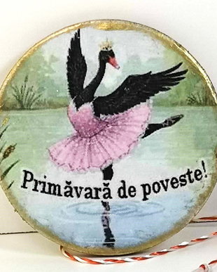 Martisor personaliyat pentru balerina- coregrafa- profesoara de dans