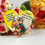 Martisor personalizat pentru educatoare, invatatoare clasa super buburuzelor