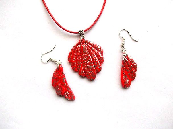 set cu fimo si foita argintie 47961