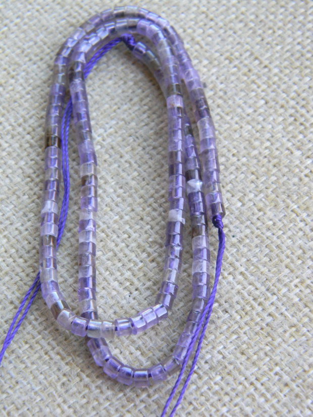 Ametist rondele 3,5x2 mm (F28)