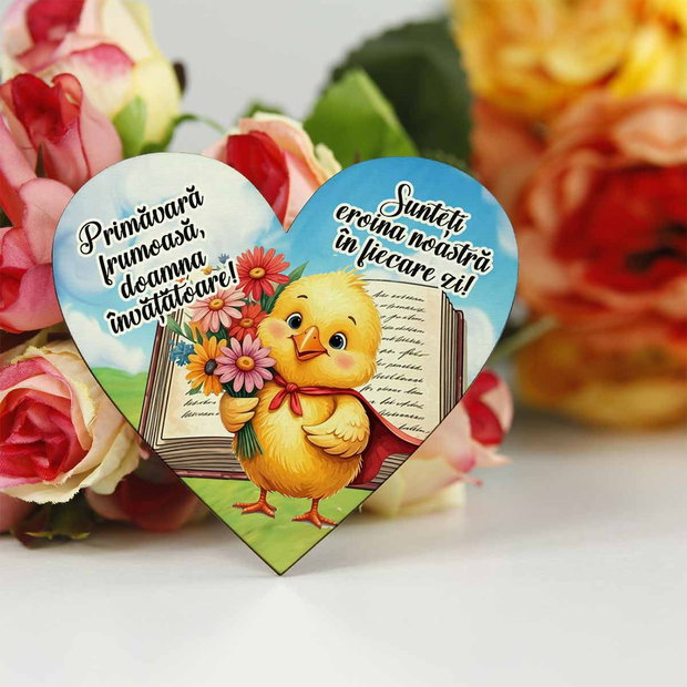 Martisor personalizat Super Puisor pentru educatoare, invatatoare