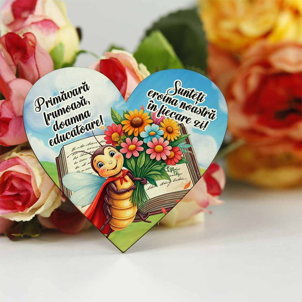 Martisor personalizat Super Licurici pentru educatoare, invatatoare