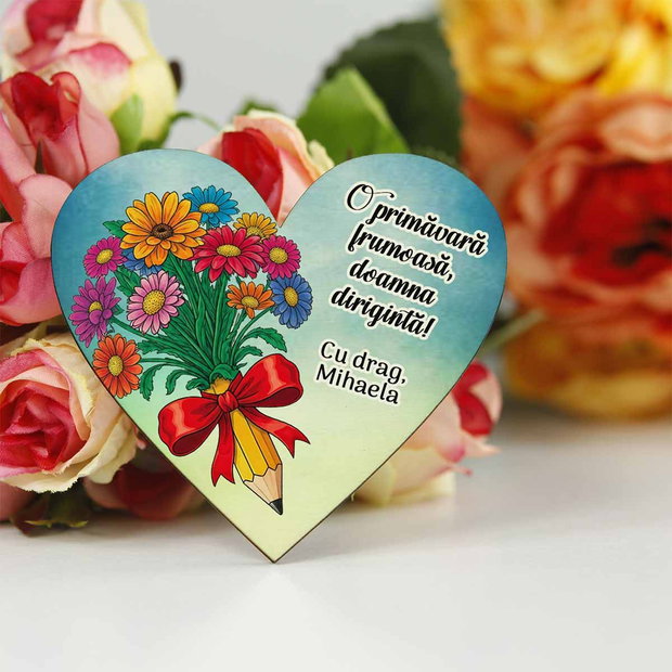 Martisor pentru diriginta, profesoară