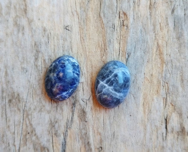 Cabochon sodalit 18*13 mm (2 buc)