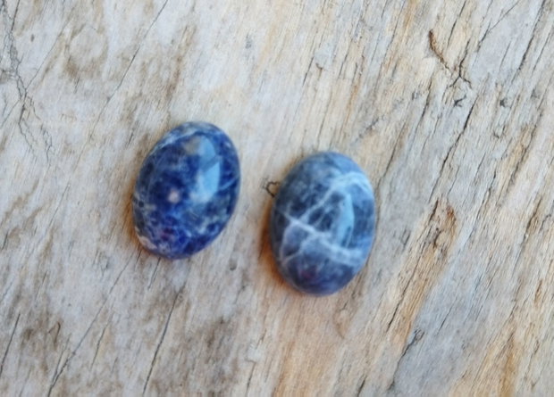 Cabochon sodalit 18*13 mm (2 buc)