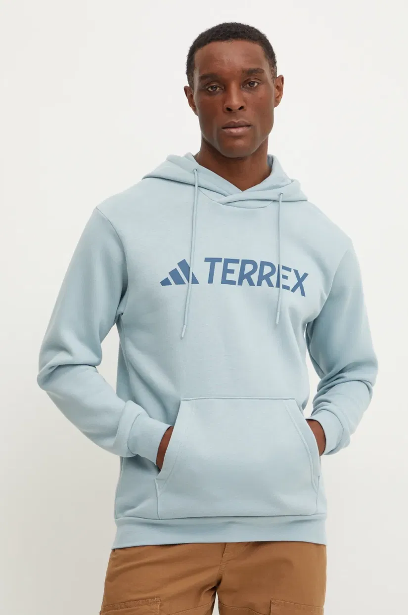 adidas TERREX bluză trening cu glugă, cu imprimeu, JH3277