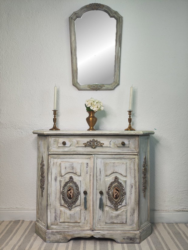 Comodă cu oglindă-Antique