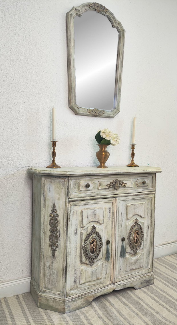 Comodă cu oglindă-Antique