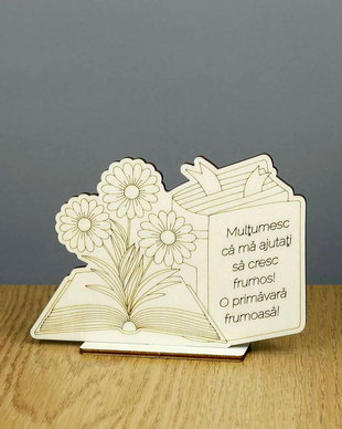 Martisor personalizat pentru diriginta, profesoara, invatatoare, educatoare