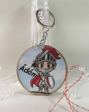 Martisor personalizat - breloc baieti