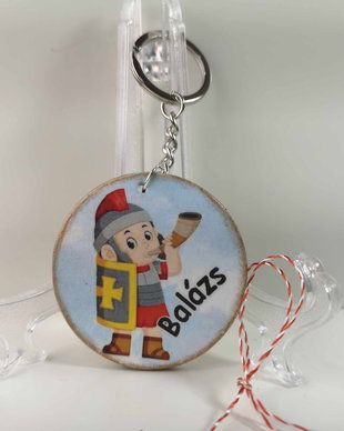 Martisor personalziat baieti - breloc