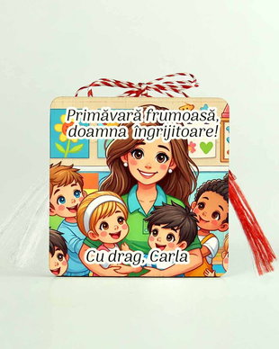 Martisor personalizat Ingrijitoare