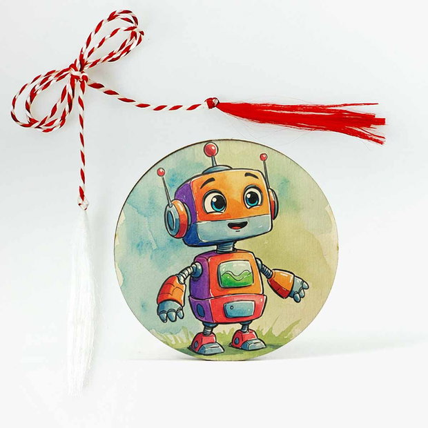 Martisor copii, robotel