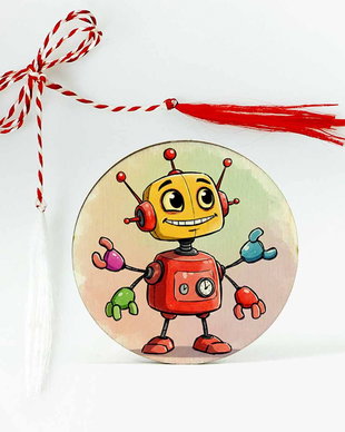 Martisor copii, robot