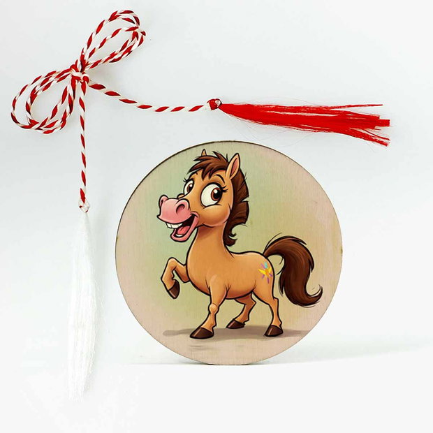 Martisor copii cu cal