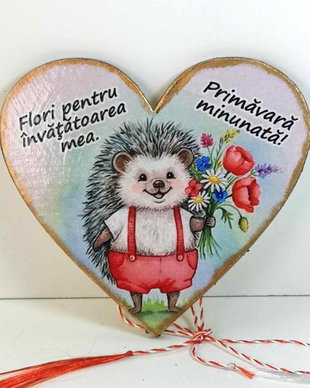 Martisoare magnet personalizate pentru invatatoare educatoare - clasa aricilor