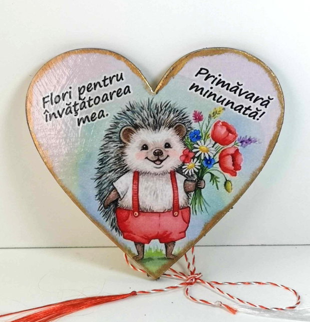 Martisoare magnet personalizate pentru invatatoare educatoare - clasa aricilor