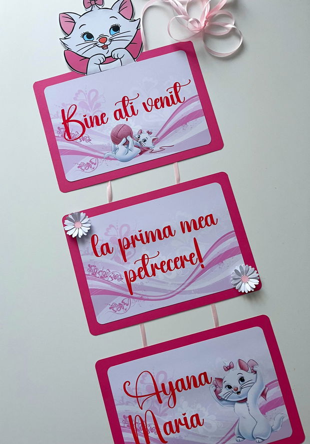 Numar de masa botez Pisicuta Marie