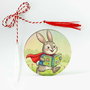 Martisor cu super iepuras pentru copii