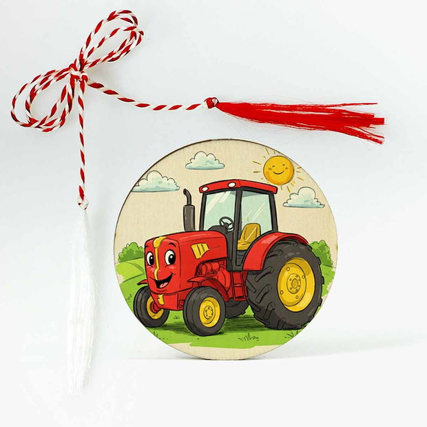 Martisor cu tractor