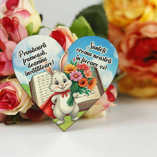 Martisor Super Iepurasi educatoare, invatatoare