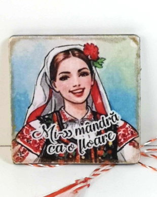 Martisor personalizat costum traditional