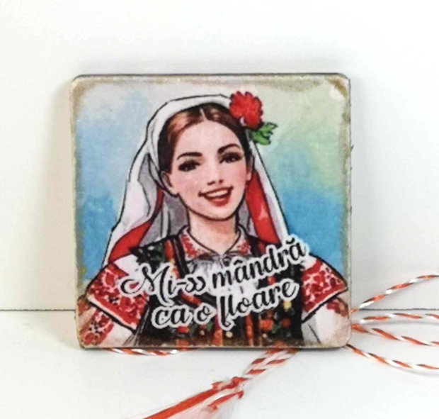 Martisor personalizat costum traditional