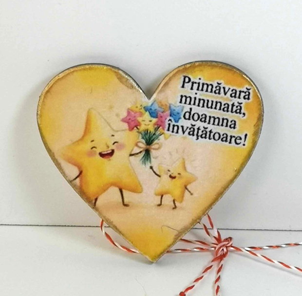 Martisor educatoare invatatoare clasa stelutelor