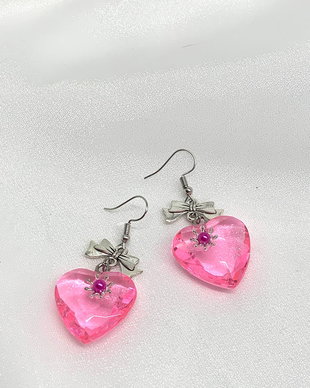 Cercei handmade unicat din rasina