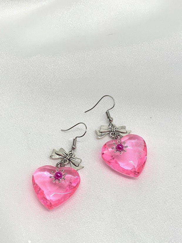 Cercei handmade unicat din rasina