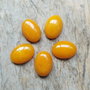 Cabochon jad galben 18x13x5 mm