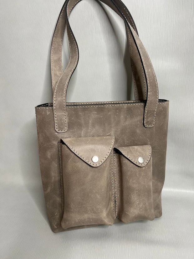 Geantă piele, tote