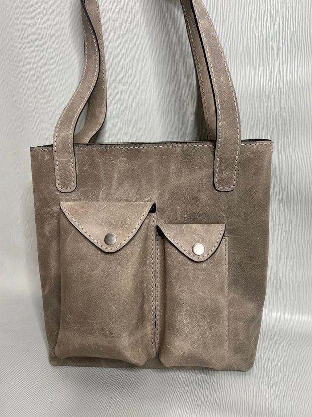 Geantă piele, tote