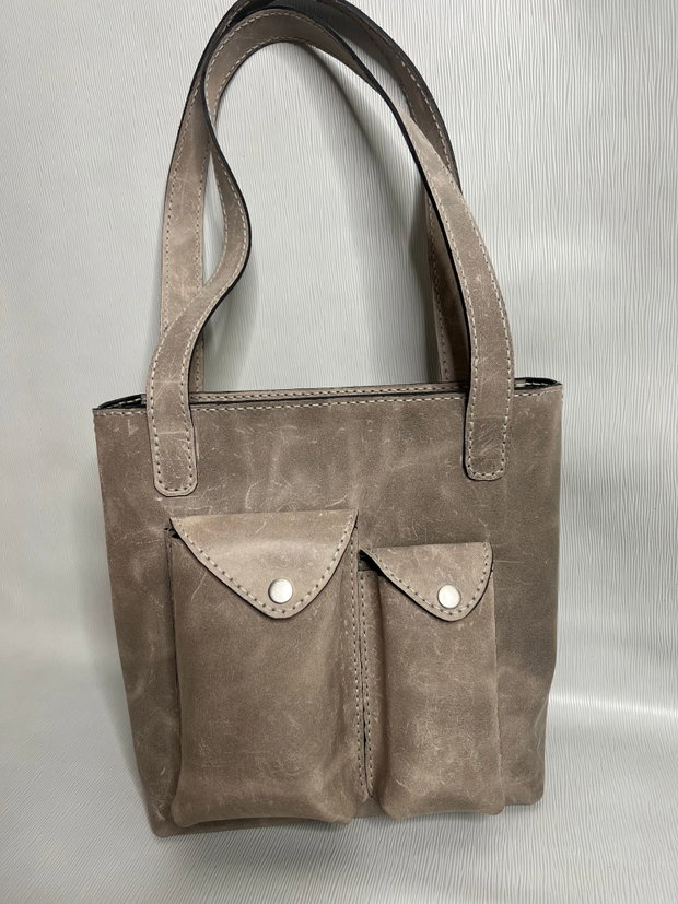 Geantă piele, tote