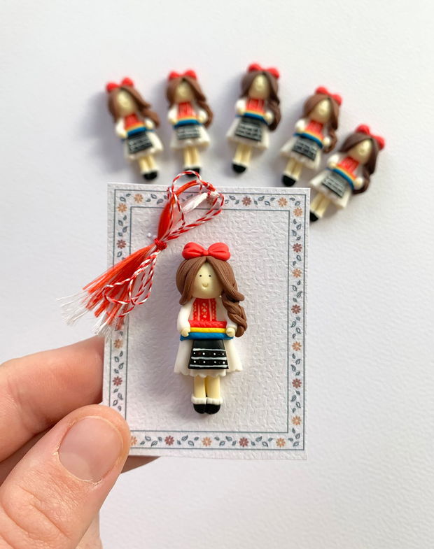 Mărțisor broșă Mândruță