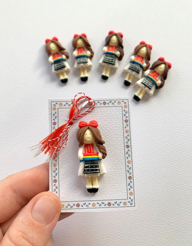 Mărțisor broșă Mândruță