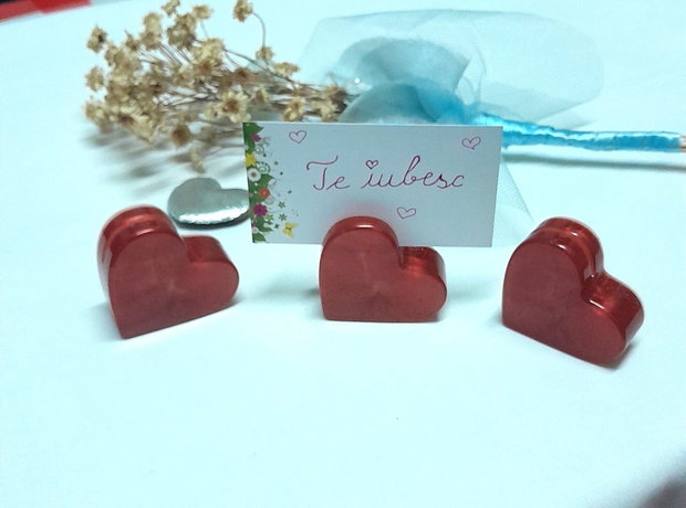 Little hearts - suport pentru carduri