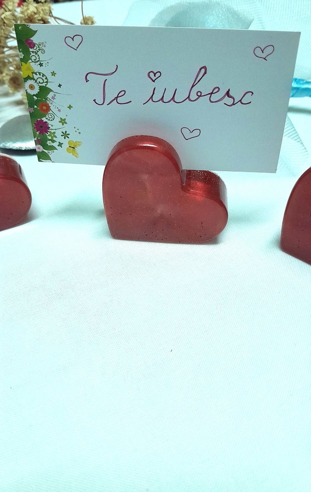 Little hearts - suport pentru carduri