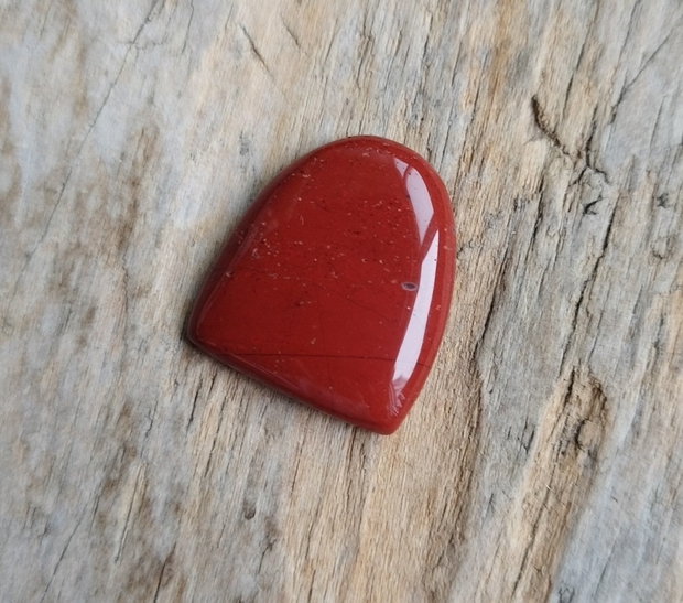 Cabochon jasp rosu, 22x18 mm