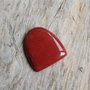 Cabochon jasp rosu, 22x18 mm