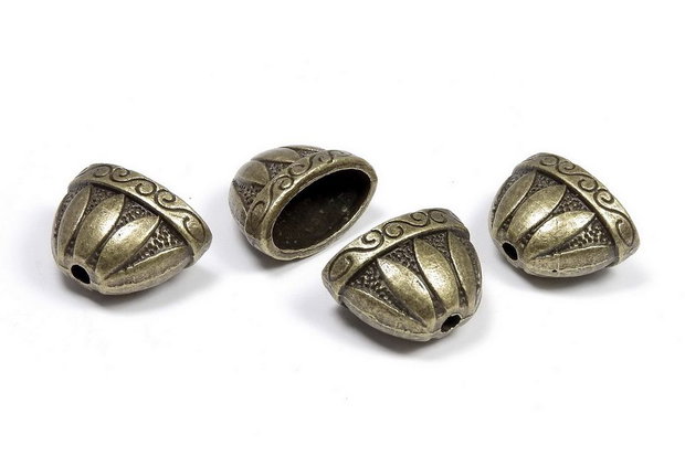 Capacel metalic, bronz, 16x20 mm