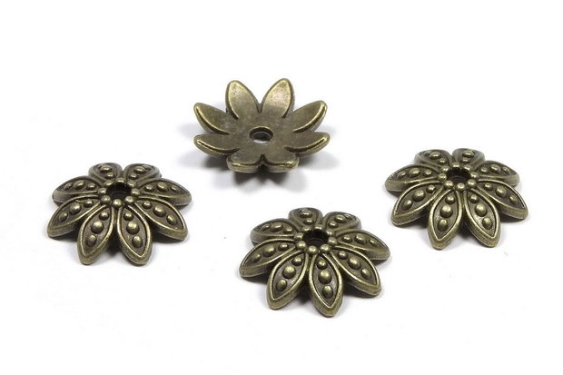 Capacel metalic, bronz, 15x4 mm