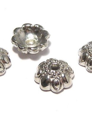 Capacel din acril, argintiu, 10 mm