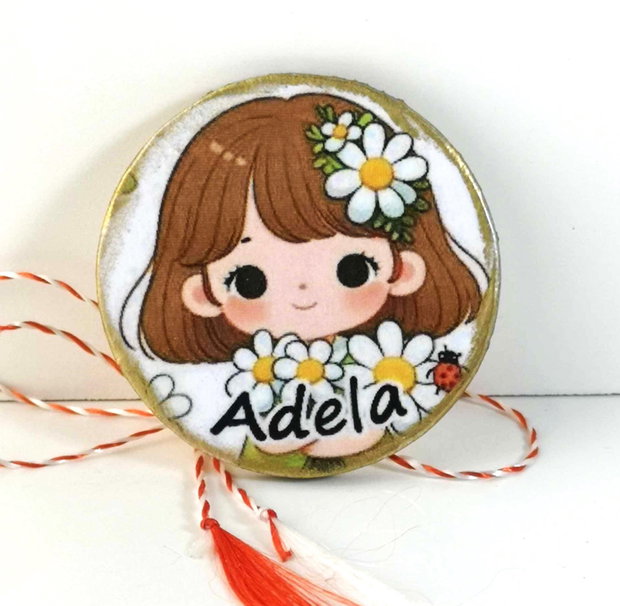 Martisor personalizat cu nume